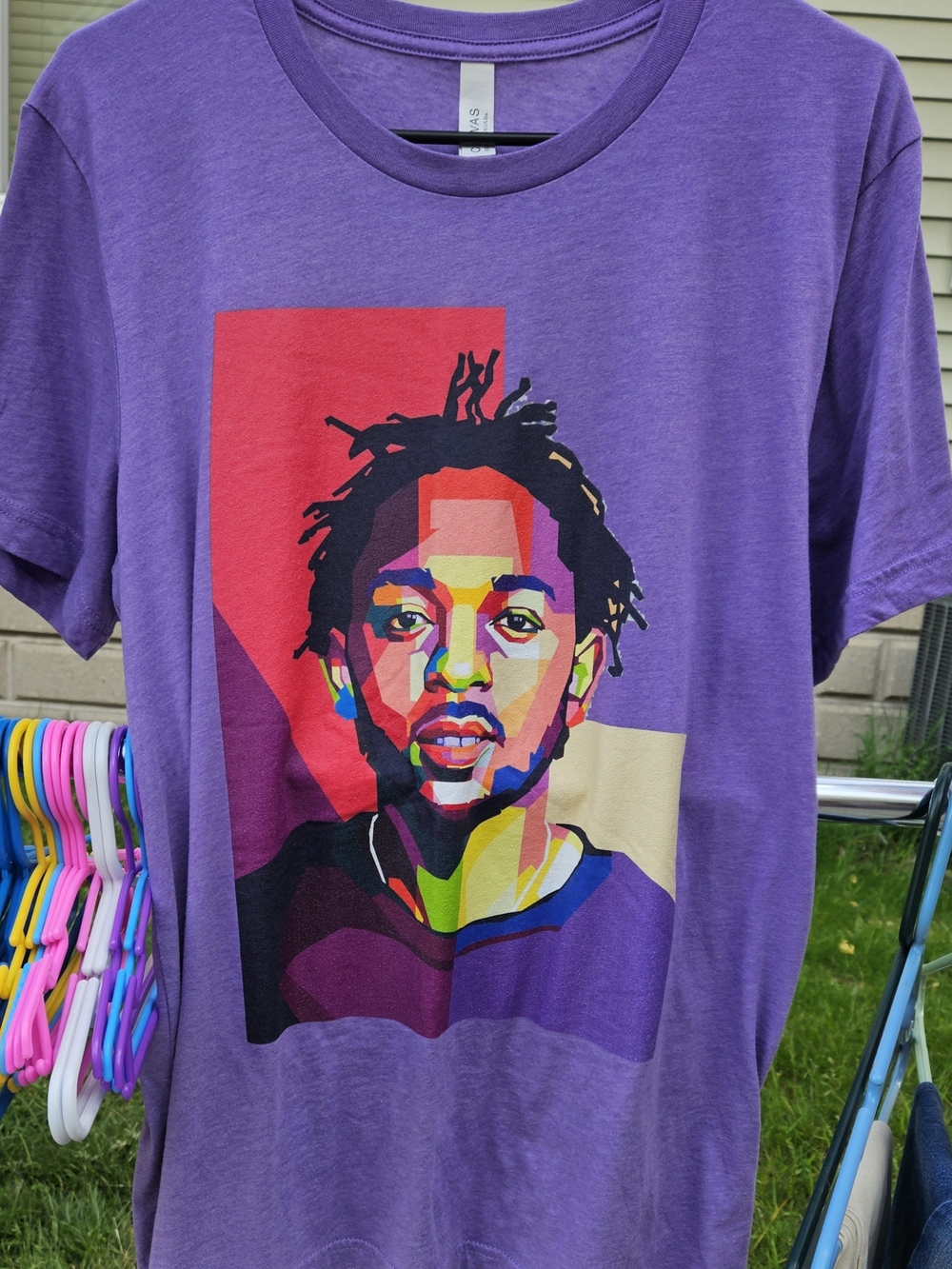 Bella Canvas Lavender Kendrick Lamar T-Shirt